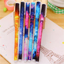6 Pcs Beautiful Starry Sky Pattern Gel Pen for School Office Writing Statione JR