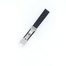 18mm BLK Silicone Rubber Diver Milltary Sports Watch Strap Band Deployment Clasp