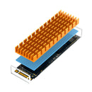 Aluminum M.2 Heatsink Cooler Heat Sink Thermal Conductive Adhesive For Ngff X8A2