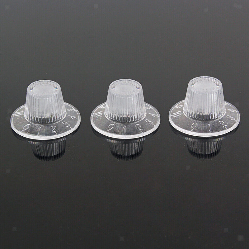 1 Volume 2 Doorbell Transparent Plastic Doorbells Button Parts Guitar