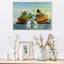 5D DIY Full Round Diamond Painting Book World Cross Stitch Embroidery Kit