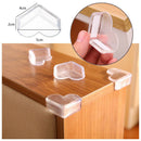 12pcs Transparent Corner Cushions Soft Protectors Clear Guard F. Desk Table Edge