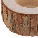 Rustic Log Wood Candle Holder Table Centerpiece Decoration Tea Light Holders