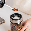 Seasonings With Spoons, Kitchen Supplies, Glass Seasoning Jars, Sealed, Wat