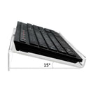 Clear Anti-Slip Computer PC Keyboard Stand for Office Typing and Working