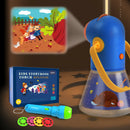 Portable Tales Story Book Projector Light Torch Toys Set Baby Mini Theater