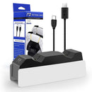 Controller Dual Charger Station for Sony PS5 Wireless Gamepad Power Cradle