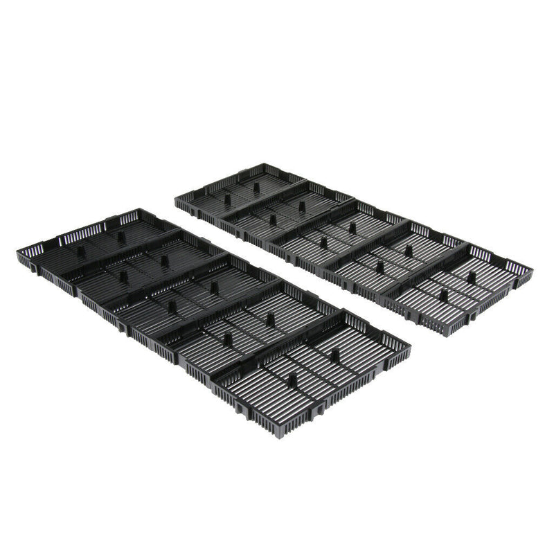 10 Pcs Aquarium Fish Tank Bottom Under Gravel Filter Board Plate Plastic Fish &