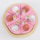 25pcs Pretend Play Food Cutting Decorating Birthday Party Cake Toys Set with