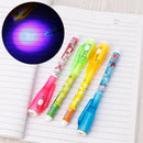 4x Invisible Ink Pen Spy Pen With Light Magic Marker Kid Pen for Secret Message