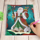 DIY Santa Claus Special Shaped Diamond Painting 50 Pages A4 Office Notebook
