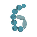 Pack of 9 Shell Saxophone Key Button Inlays for Alto/Soprano/Tenor Saxophone
