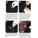 Car Windows Glass Repair Liquid Gloves Auto Cracked Scratch Fluid (2 Set)