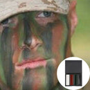 4 Colors Army Fans Facial Bionic Paints Outdoor Camouflage Color Face Paint