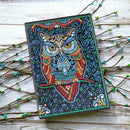 DIY Owl Special Shaped Diamond Painting 50 Page A5 Sketchbook Painting Book