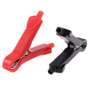 1Pair 30a insulated crocodile clips 90mm low voltage test alligator clamps OZ