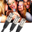 3P XLR Female Jack to Dual 2 Male Plug Y Splitter Adaptor Cord Cable 1Ft A