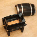 Toothpick Holders Wine Barrel Type Automatic Toothpick Case Press Bucket Di W6K6