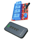 DC 24V 4 CH Relay Wireless Remote Control Smart Switch Transmitter+Receiver
