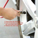 Opened Type Flow Straight Lock-On Air Chuck with Clip for Tire Inflator Top
