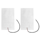 2pcs Carbon Fiber 12V Car Heated Seat Pads Covers Seat Warmer Mats for Winter