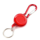 Lot 1 Badge Holder Winder Holder Keychain Retractable Carabiner Belt Clip I I7C3