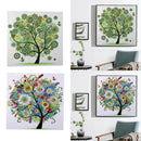 2pcs 5D Diamond Painting Special Shaped Spring & Summer Tree Diamond Picture