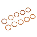 10x Motorcycle Exhaust Muffler Pipe Gaskets For Jialing JH70  CG125 250