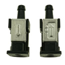 2 Pieces Outboard Female Fuel Line Pipe Joint for Yamaha 5/16 inch 6mm Engine
