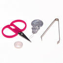 Sewing Kits Box Mini Needle Threads Buttons Scissor Thimble Portable Home