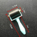 1X(Stamping Brayer Art Clay Tools For Craft 3.5x8x11Cm Non-Stick Roller Pin