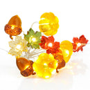 Autumn String Lights LED Pumpkin Fairy Lights for Thanksgiving Halloween A