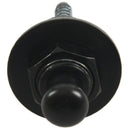 Strap Lock Straplocks Round Head for Electric Guitar Bass Black