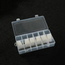 One Box of 50 Plastic Bobbins Floss & Needlecraft Organizer