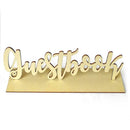 Wooden Wedding Guestbook Table Name Sign Book DIY Craft Home Decor Ornament