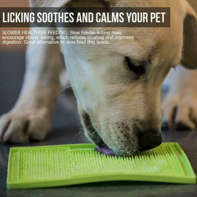 Pet Lick Food Mat for Dogs Cats Licky Slow Feeder Pet Feeding Licki Mat Pretty