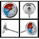 Temperature Thermometer Gauge Barbecue BBQ Grill Smoker Pit Thermostat BBQ Tool