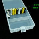 1X(AA battery Storage Box Protective Cover Plastic Battery Container Storag