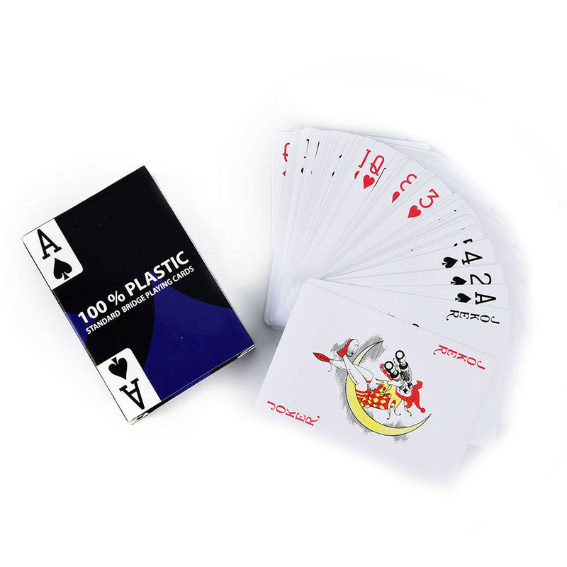 1pc blue baccarat texas holdem plastic playing poker cards bridge game Hot!