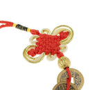 Qing Dynasty Red Chinese Knot Luck Coins Wealth Home Decor Ornament style 8