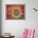 5D DIY Special Shaped Diamond Painting Flowers Cross Stitch Kits (H036)