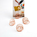 Wire Shape Place Card Holder Stands, Table Name Number Holders, Paper Menu