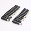 23PCS DC Female Jack to Multi Type Power Plug Connector Adapter 5.5 x 2.1mm Set