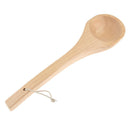 Natural Wood Water Ladle Dipper Bailer Soup Spoon Wine Scoop Sauna Ladle, 38cm