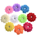 10 X Lovely Gerbera Daisy Flower Clip for Baby Girls Child Brooch Hair Deco Q5Q5