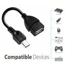 Micro USB Male host to USB Female OTG Adapter Cable For Android Tablet MZE NPX