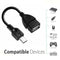 Micro USB Male host to USB Female OTG Adapter Cable For Android Tablet MZE NPX