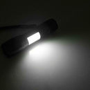 Aluminum Alloy 4 Modes XML T6 LED Flashlight Zoomable Torch COB Work Light