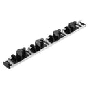 4 Position with 5 Hooks Mop Broom Storage Holder Hanger Umbrella Rack