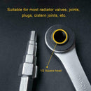 10-21mm Stepped Radiator Spanner With Ratchet Radiator Wrench Valve Ratchet L9A8